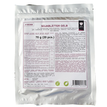 GLOBE SOY SHEET GIALLO 20X70g