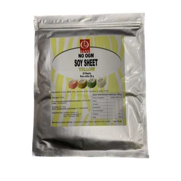 SANY SOY SHEET GIALLO 20X80g