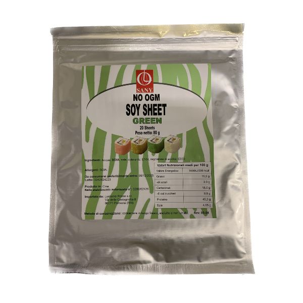 SANY SOY SHEET VERDE 20X80g
