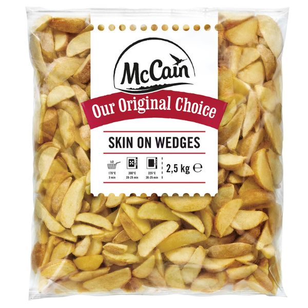 Patate Spicchi con Buccia McCain 5X2.5kg