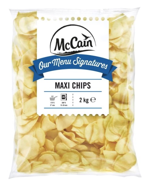 Patatine Maxi Chips Mccain 5x2 kg
