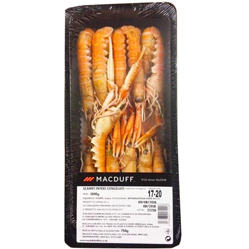 Scampi Scozia 17/20 6X1kg