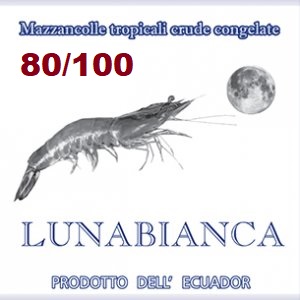 Mazzancolla Luna Bianca 5/ 80/100 10X1,9kg