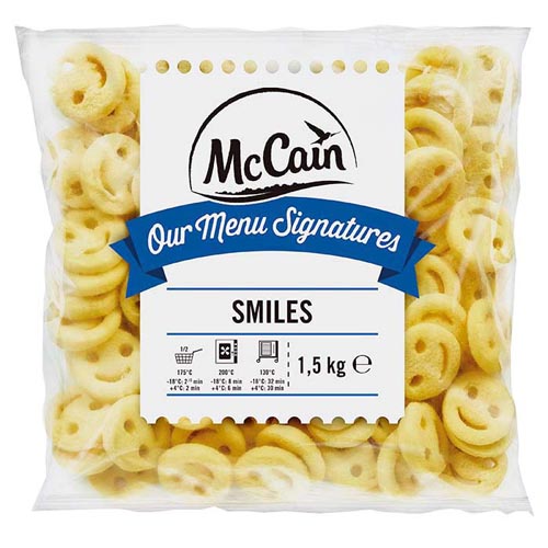 Patate Smiles McCain 6X1.5kg