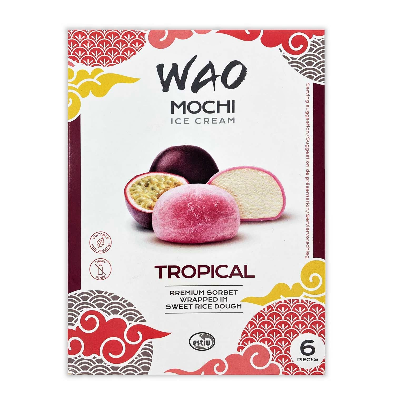 Wao Mochi Passion Fruit 6X210g