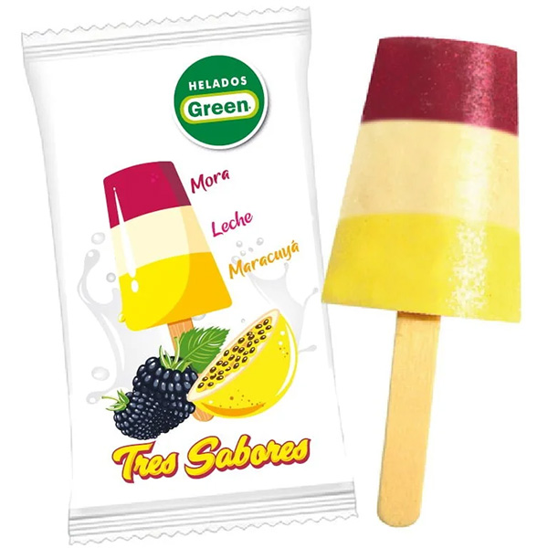 Gelato Tricolor Green  50X110g