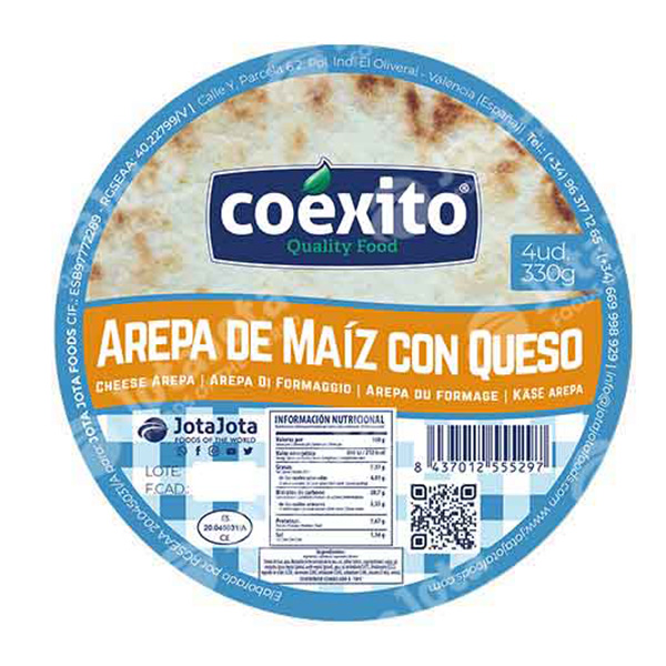 Coexito Arepa Maiz con queso 12X330g
