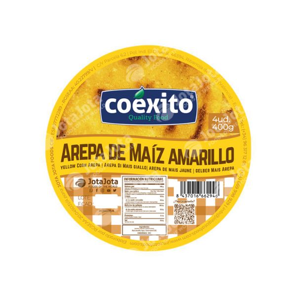 Coexito Arepa Maiz Amarillo 12X400g