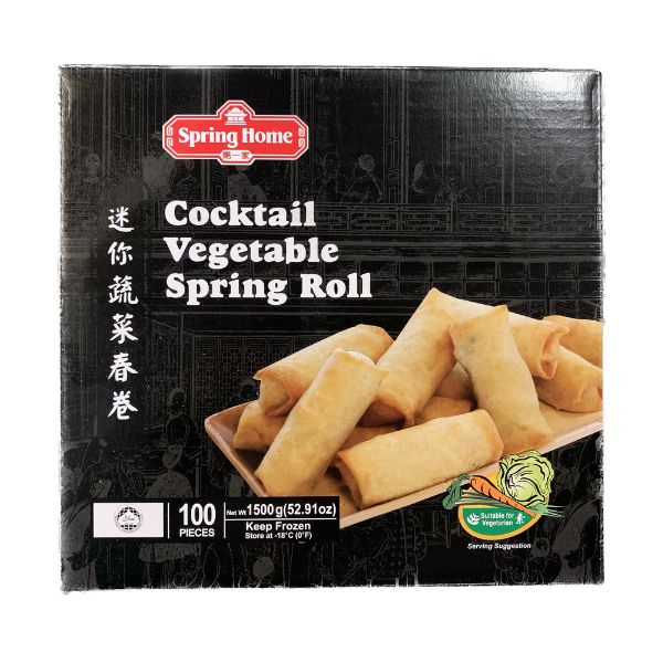 Cocktail Vegetable Spring Roll 8X1.5kg(100pz)