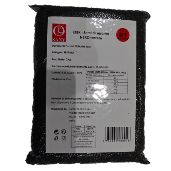 Sesamo nero tostato 10X1kg