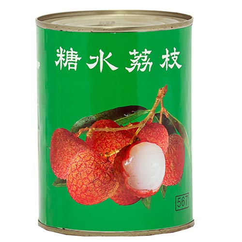 易拉罐糖水荔枝 24X567g