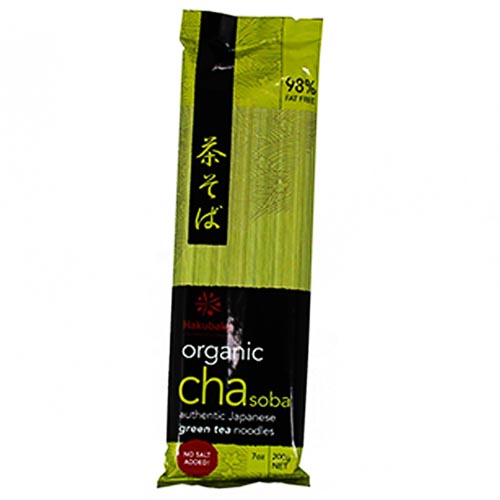 Organic Cha Soba Nood Hakubaku 12X200g