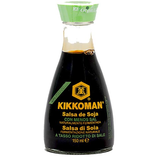 Salsa Di Soia Less Verde Kikkoman 6X150ml