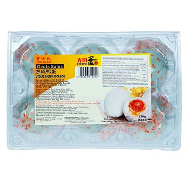 Duck Egg Salted Frozen C.24X432g
