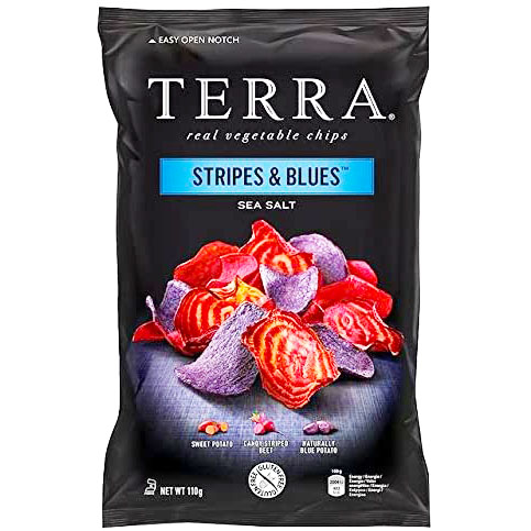 Chips Strips Blues Terra SEA SALT 12x110g