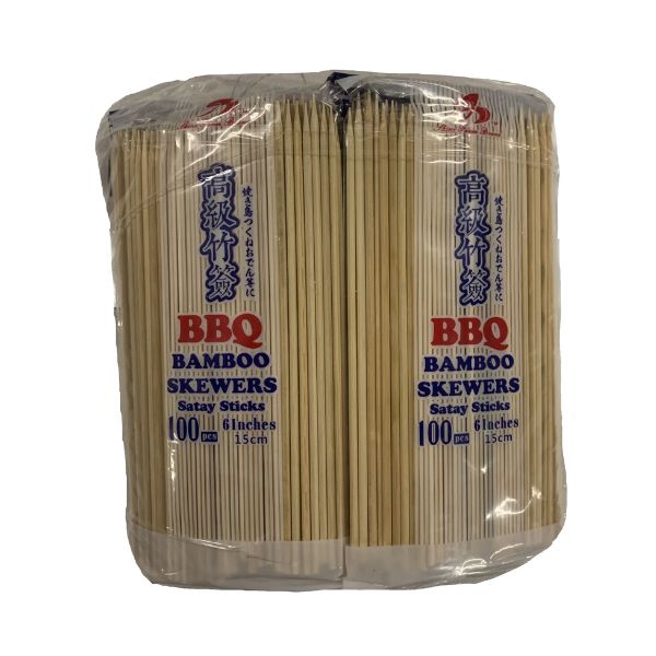 Spiedini bambu 15cm 10X1000pz