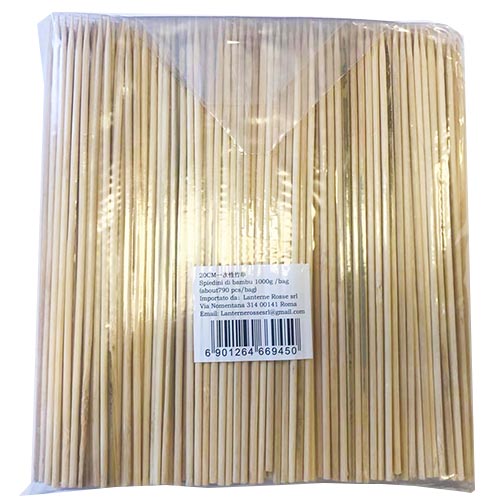 Bamboo Sticks Pointed 20cm 20X1000pz