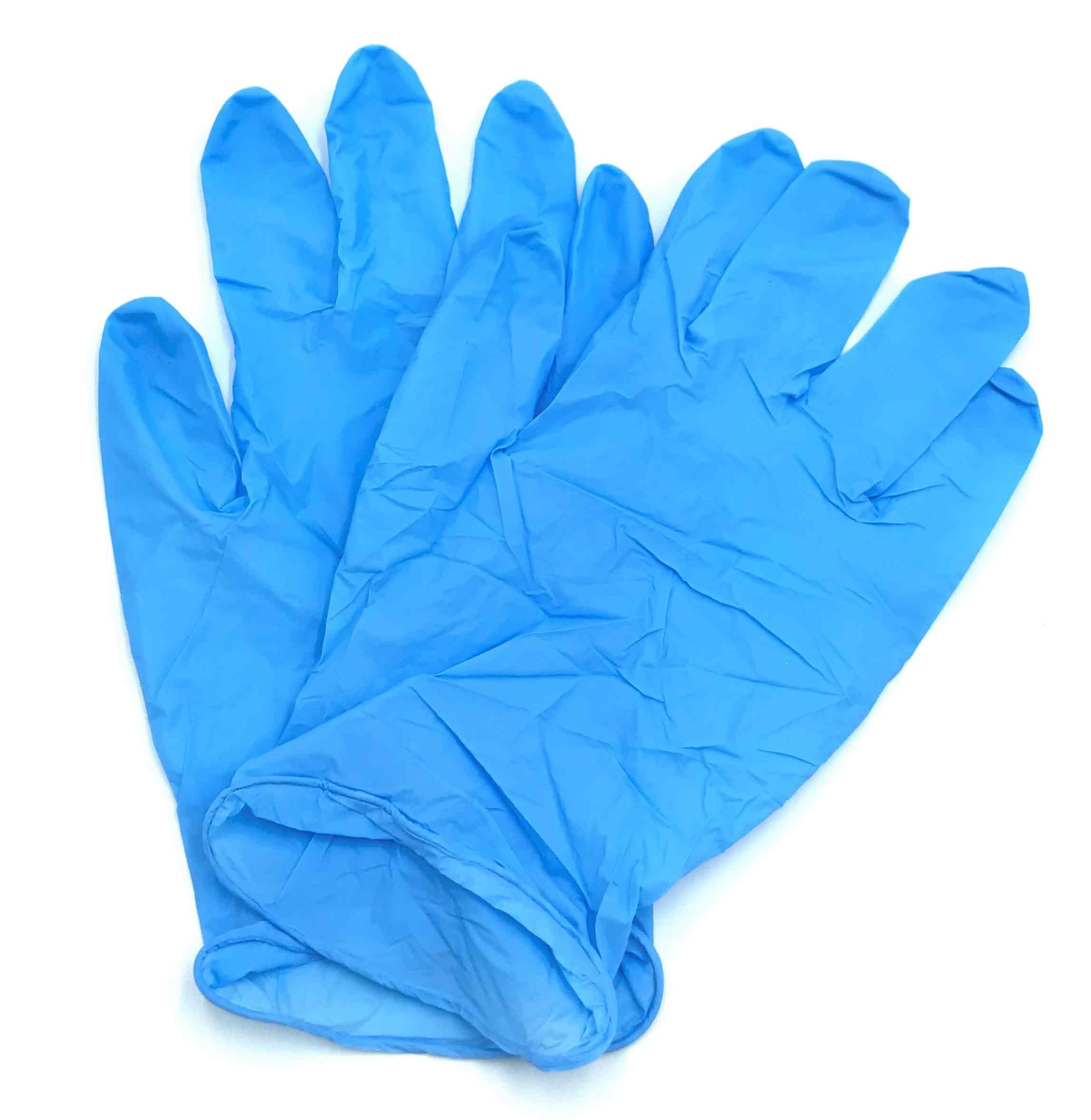 Guanti Sushi blu Gardening L 10X100pz