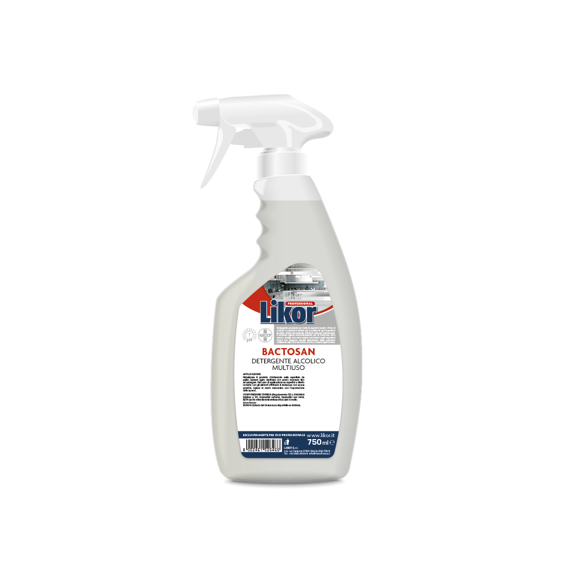 Bactosan sanificante multiuso Alco. spray 6X750ml