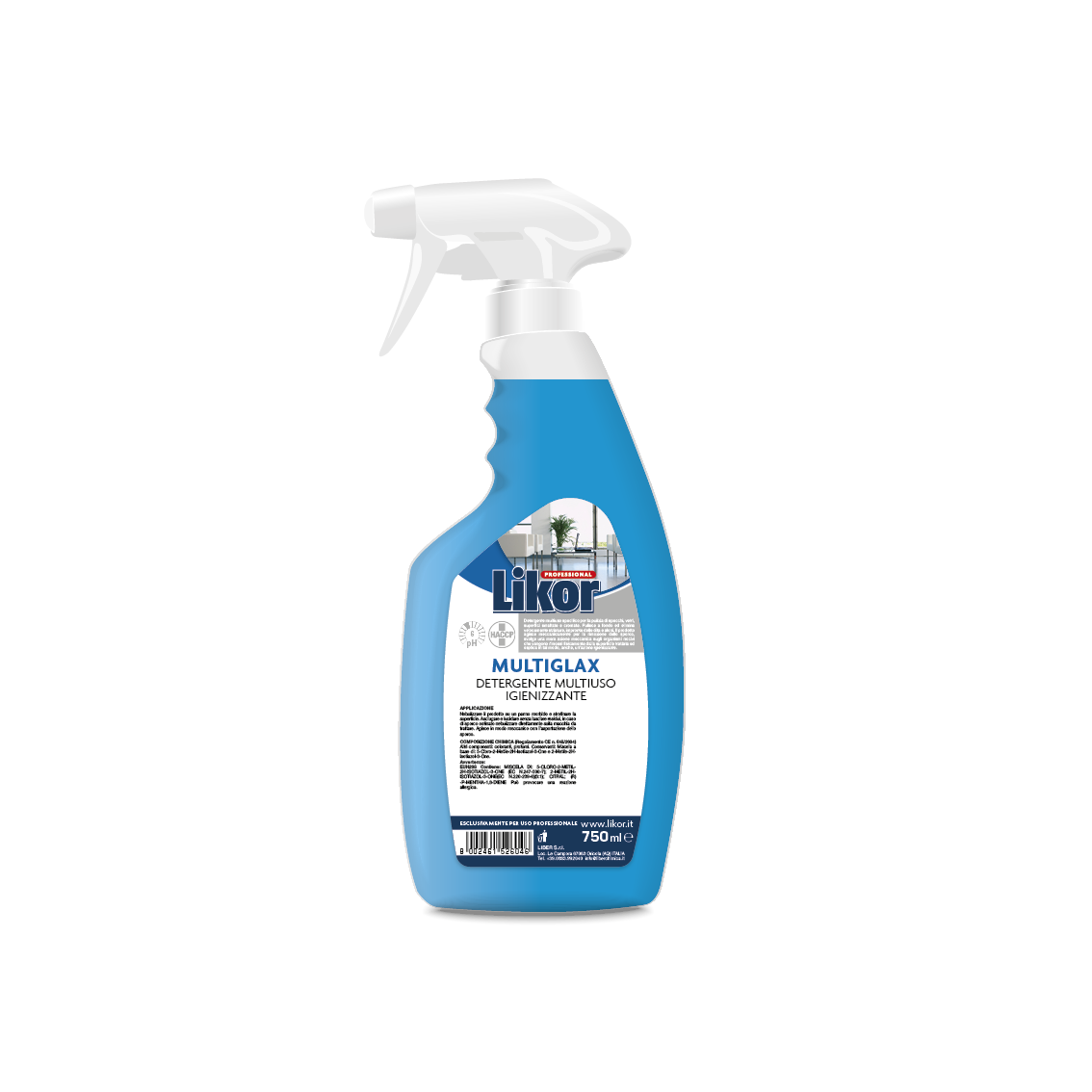 Multiglax igenizzante vetro spray 6x750ml