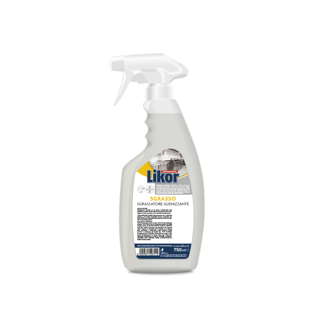 Sgrassatore igenizzante spray 6x750ml