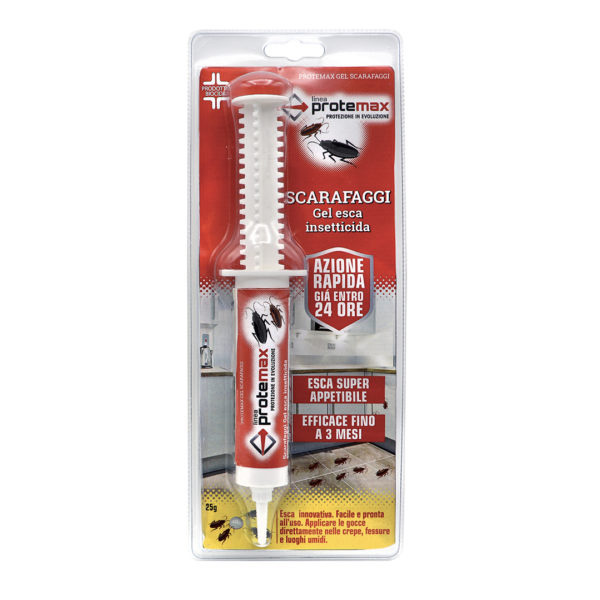 PROTEMAX Scarafaggi esca gel Siringa 12x25g